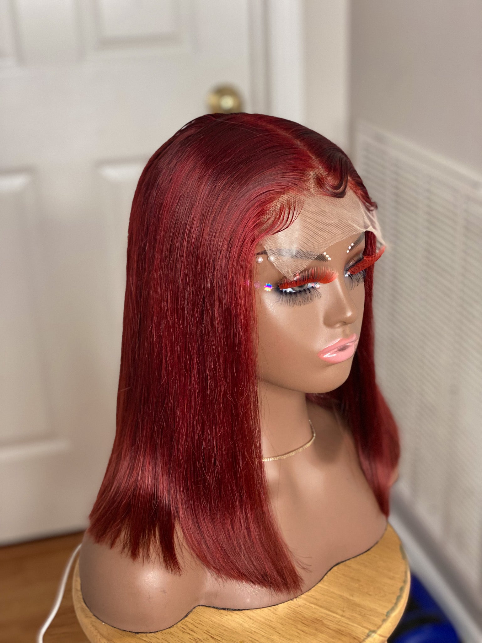 Burgundy Wig