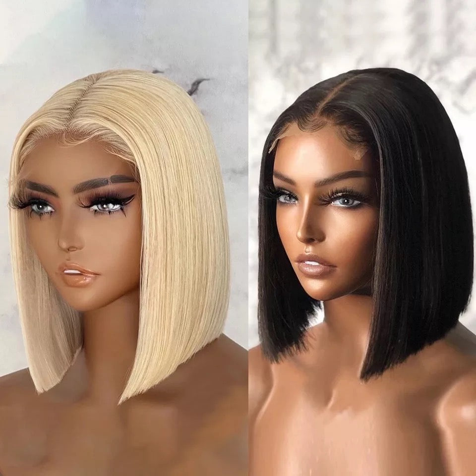 100% Human Hair Bob Wig