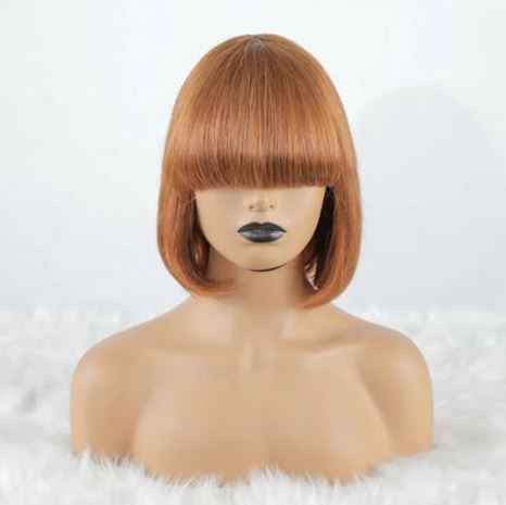 Honey Brown Bob Wig With Band