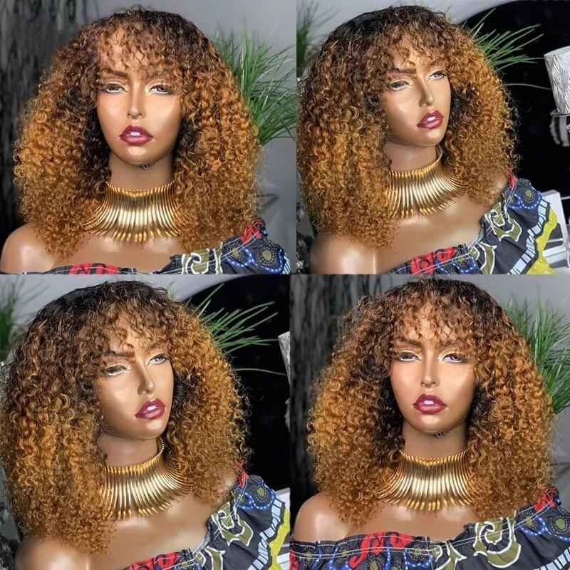 Ombré Brown Bang Color Wig
