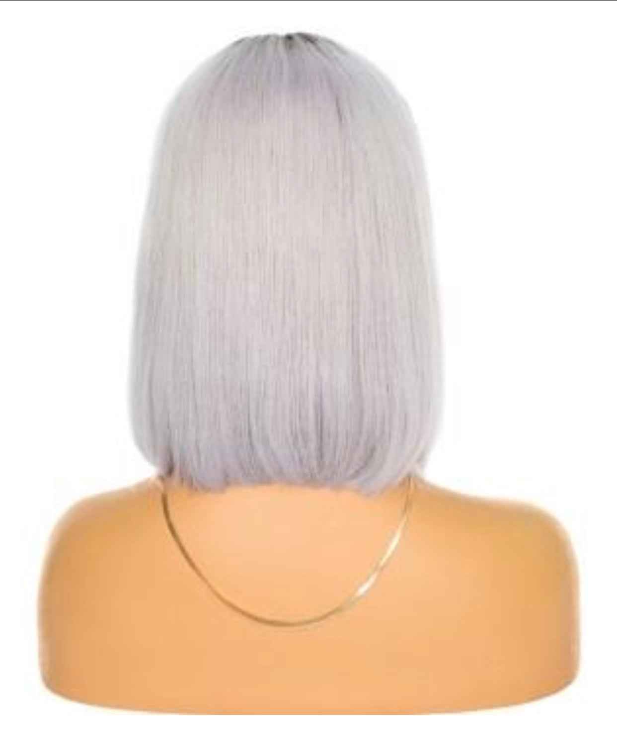 Bob Wig Silver/ purple