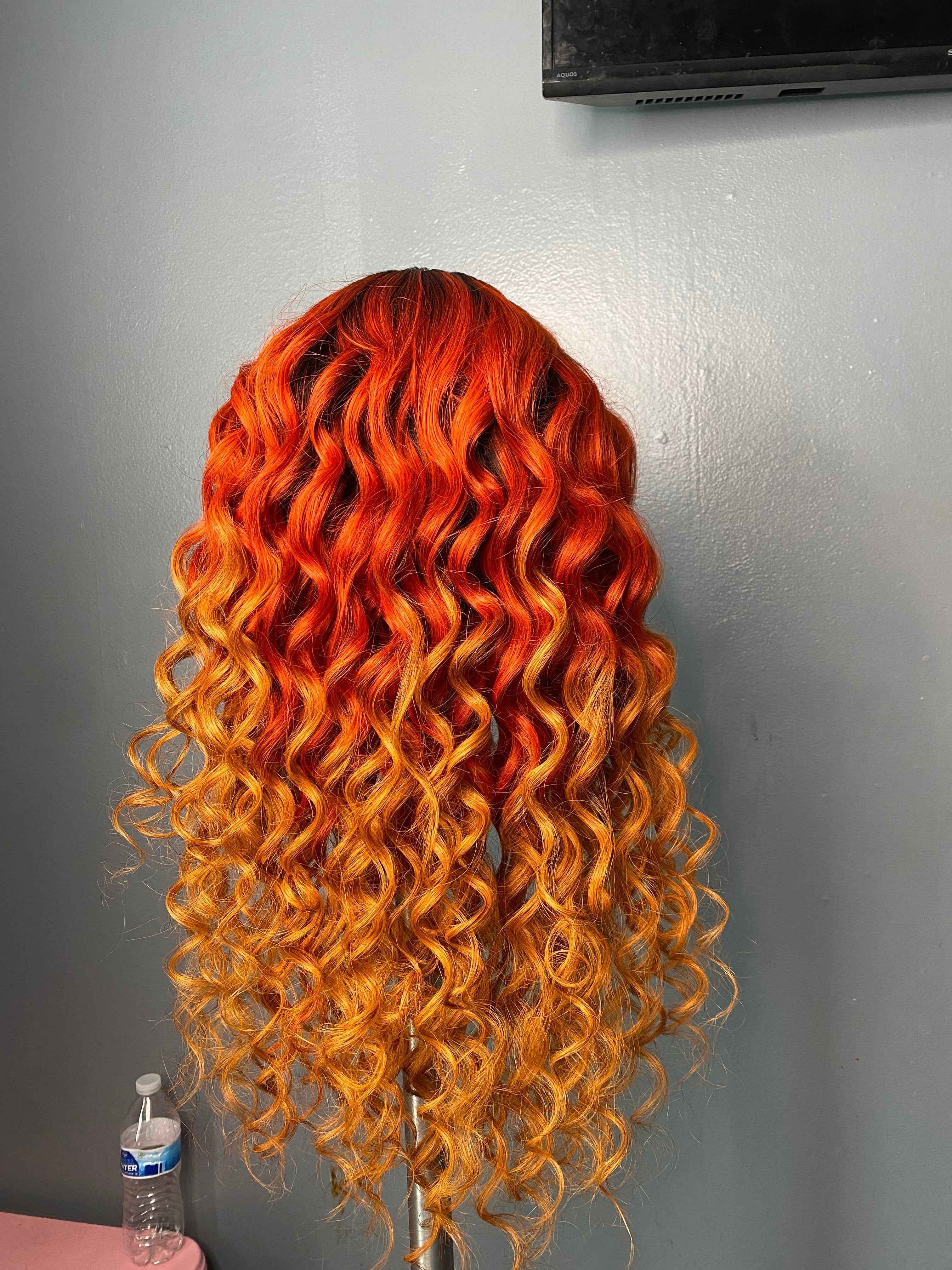 1b/orange spice Body Wave Wig