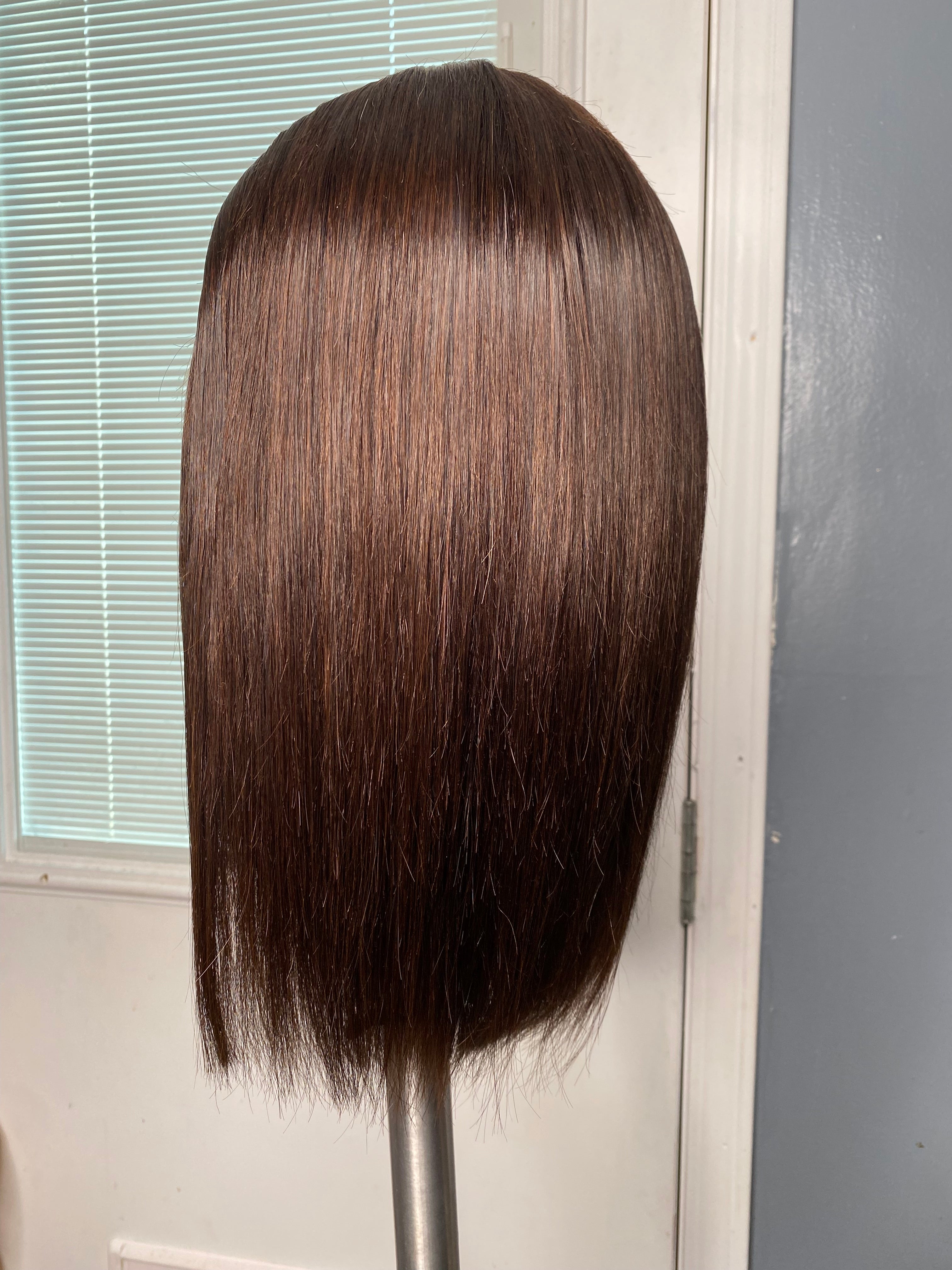 Kelcesuniquehair Chocolate Brown Human Hair Wig - Kelces Unique Hair