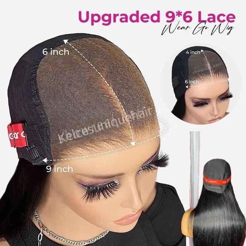 Kinky Straight Glueless Wig