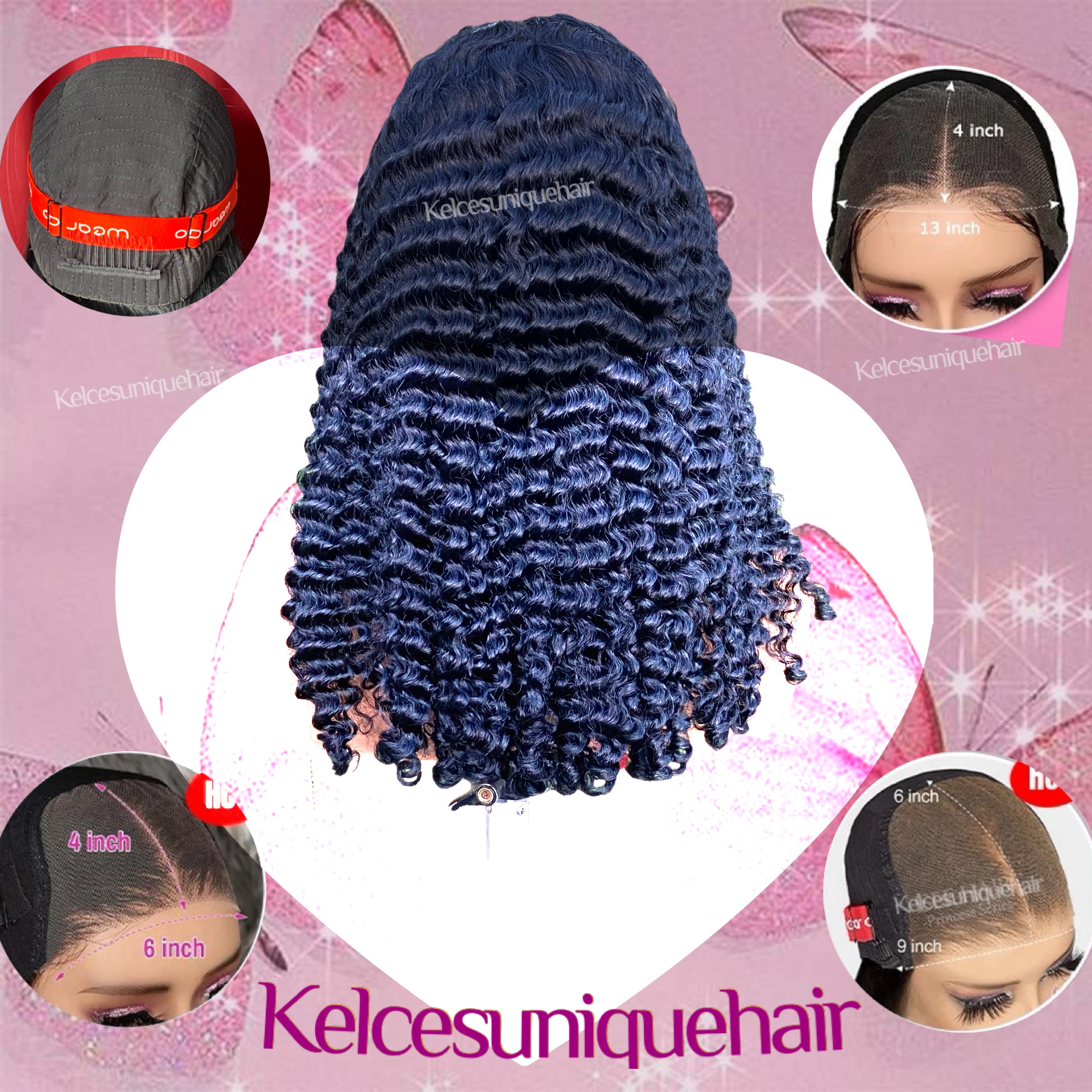 Burmese Curly Glueless Wig - Kelces Unique Hair