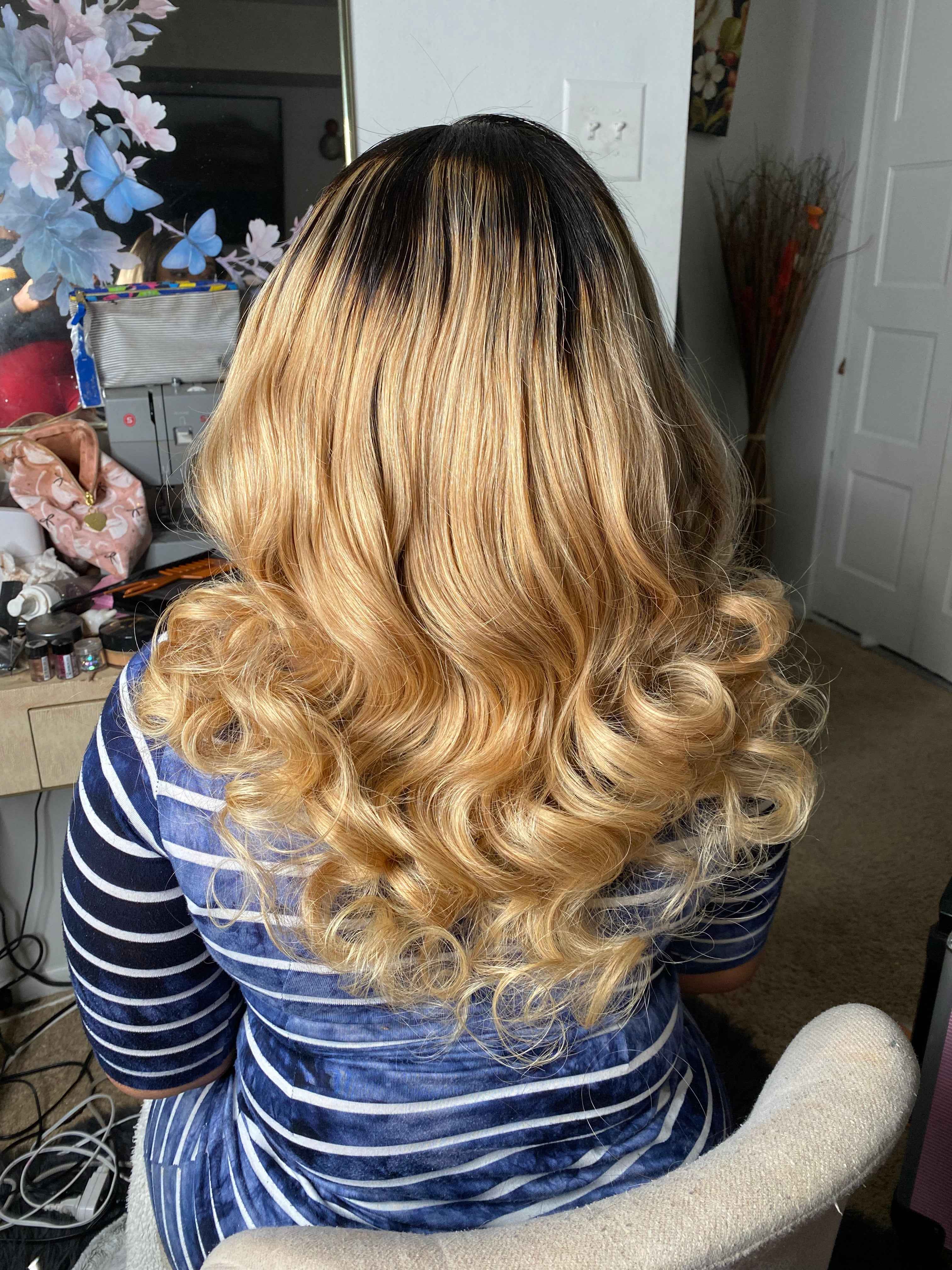 KelceUniqueHair 1B/27 Body Wave 4x4/13x4 Closure Wig