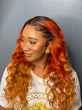 1b/orange spice Body Wave Wig