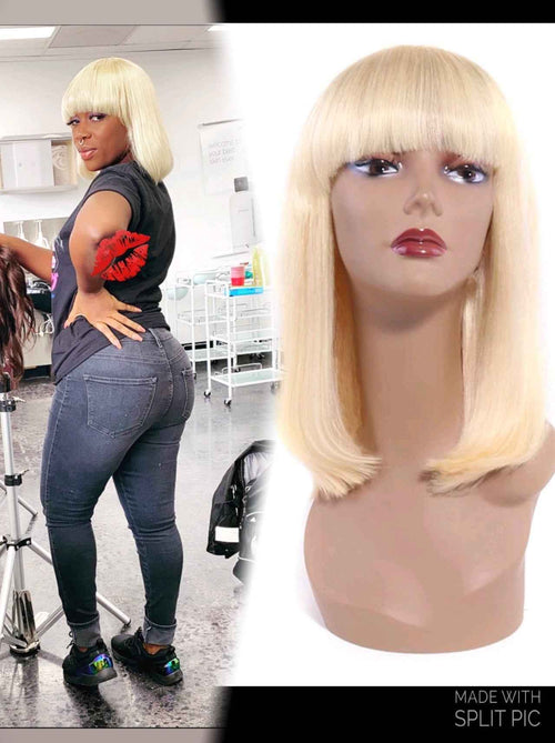 613 bang machine weft wig