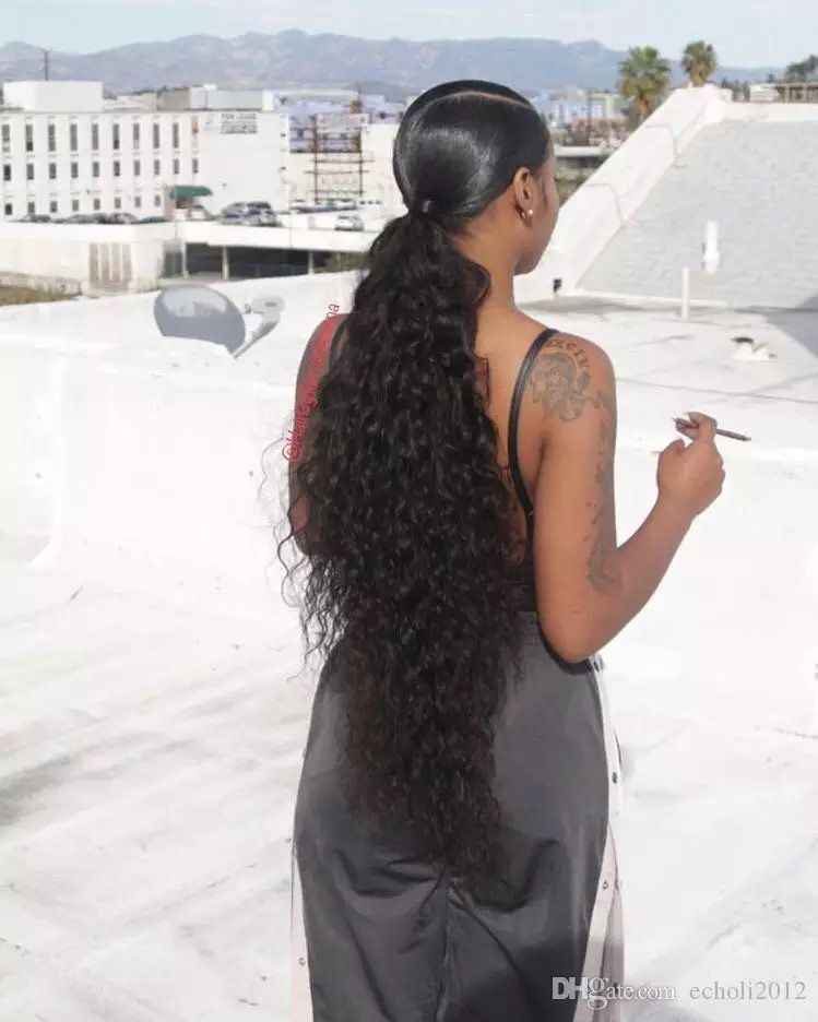 Ponytail Human Hair