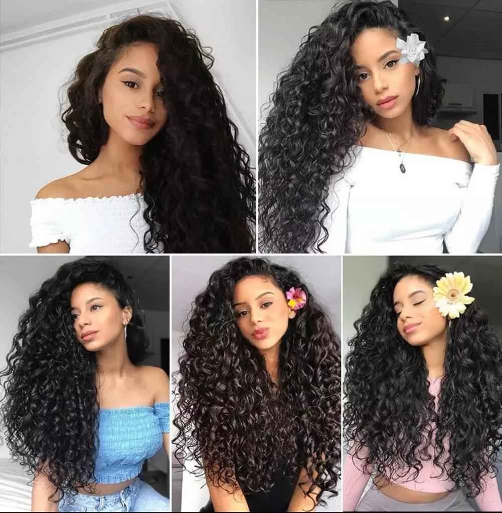 Water Curl Frontal Wig