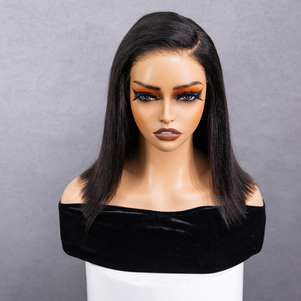 Yaki Straight 9x6 Pre-Cut Transparent Lace Wear Go Glueless Wig