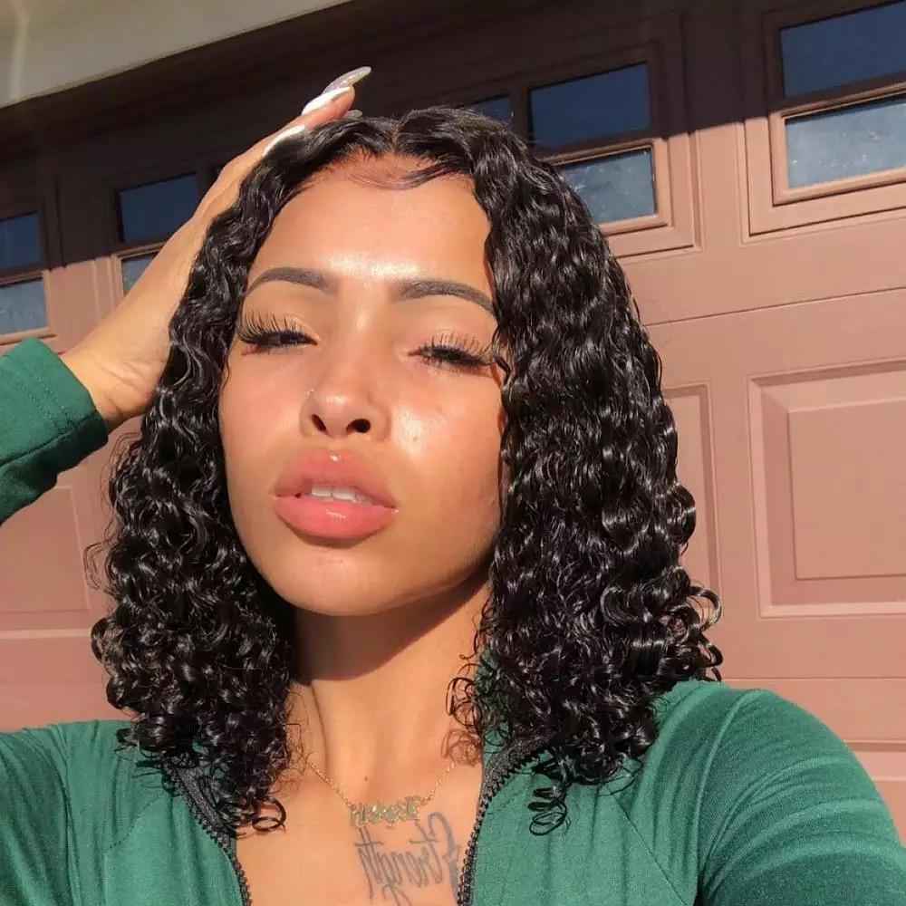 Curly Bob wig 13x4