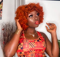 Bouncy Afro Curly 8" Glueless Wig with Bangs — Wear & Go