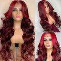 Red Color LaceFront Wig