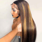 P4/27 Highlight Piano Color Wig