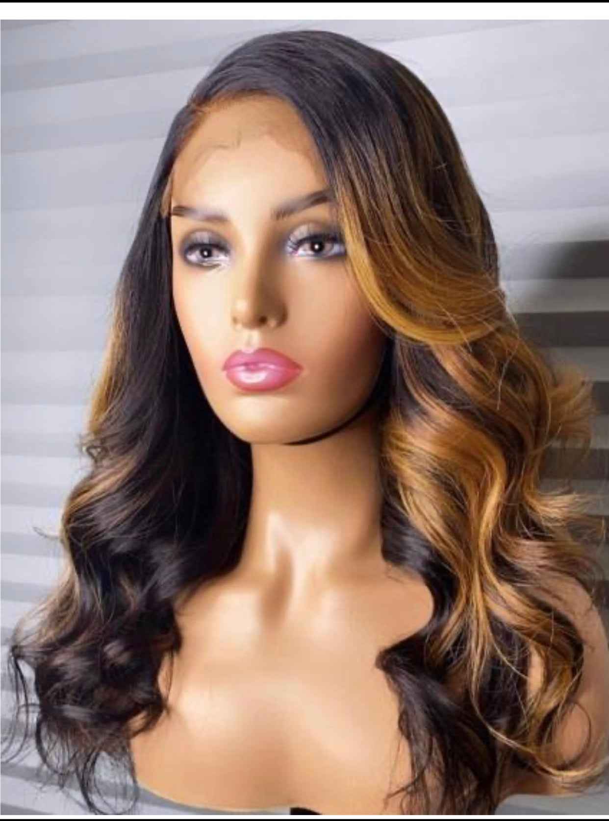 Ombre Brown Body Wave 5x5 HD Wig