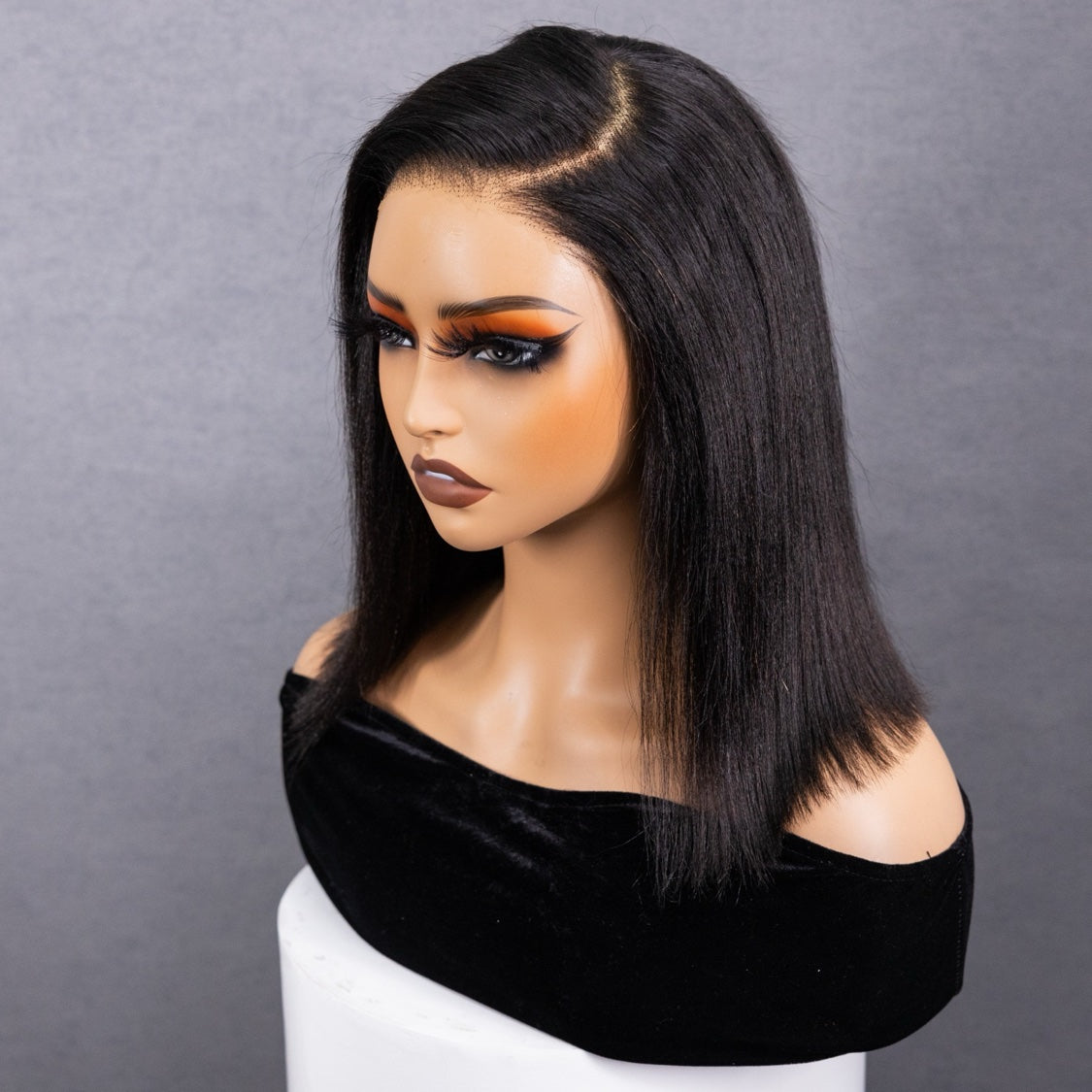 Yaki Straight 9x6 Pre-Cut Transparent Lace Wear Go Glueless Wig