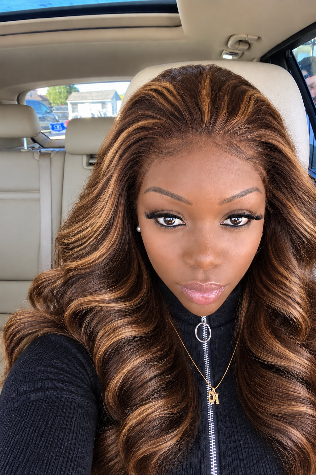 P4/27 Highlight Piano Color Wig