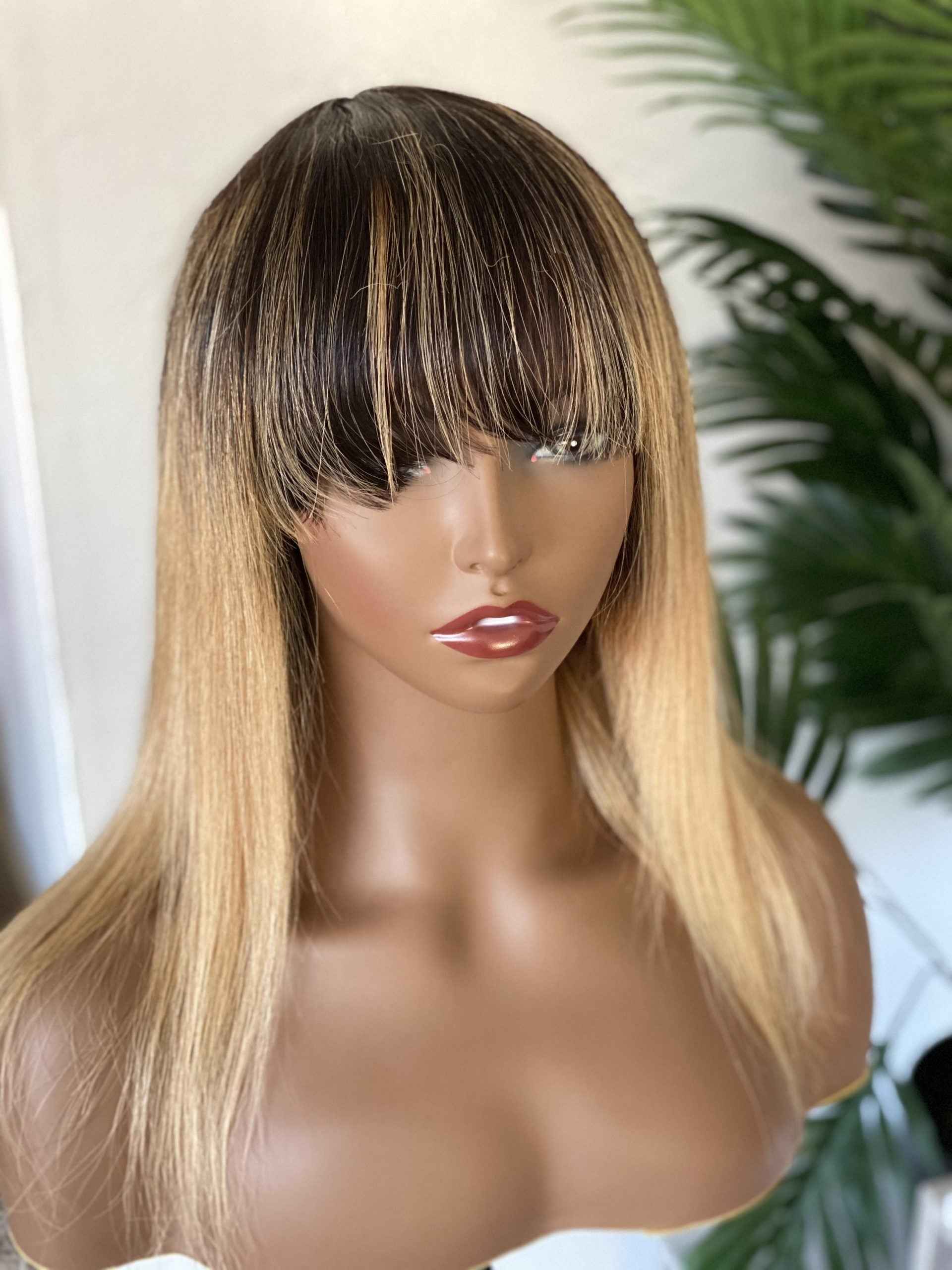 Dark Root Bang Blonde