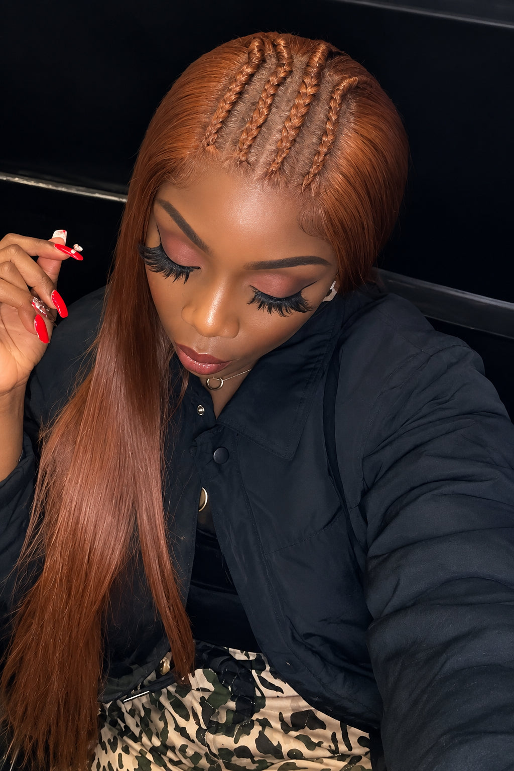 Copper Straight Wig