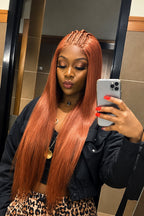 Copper Straight Wig