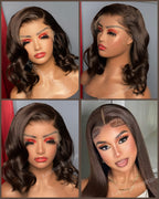 Kelcesuniquehair Chocolate Brown Human Hair Wig - Kelces Unique Hair