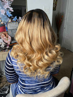 KelceUniqueHair 1B/27 Body Wave 4x4/13x4  Closure Wig