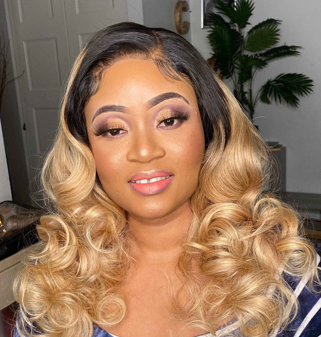 KelceUniqueHair 1B/27 Body Wave 4x4/13x4  Closure Wig