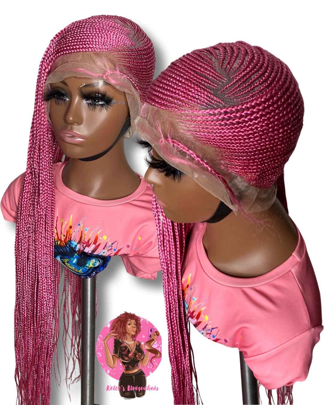 Juicy Pink Braided Wig