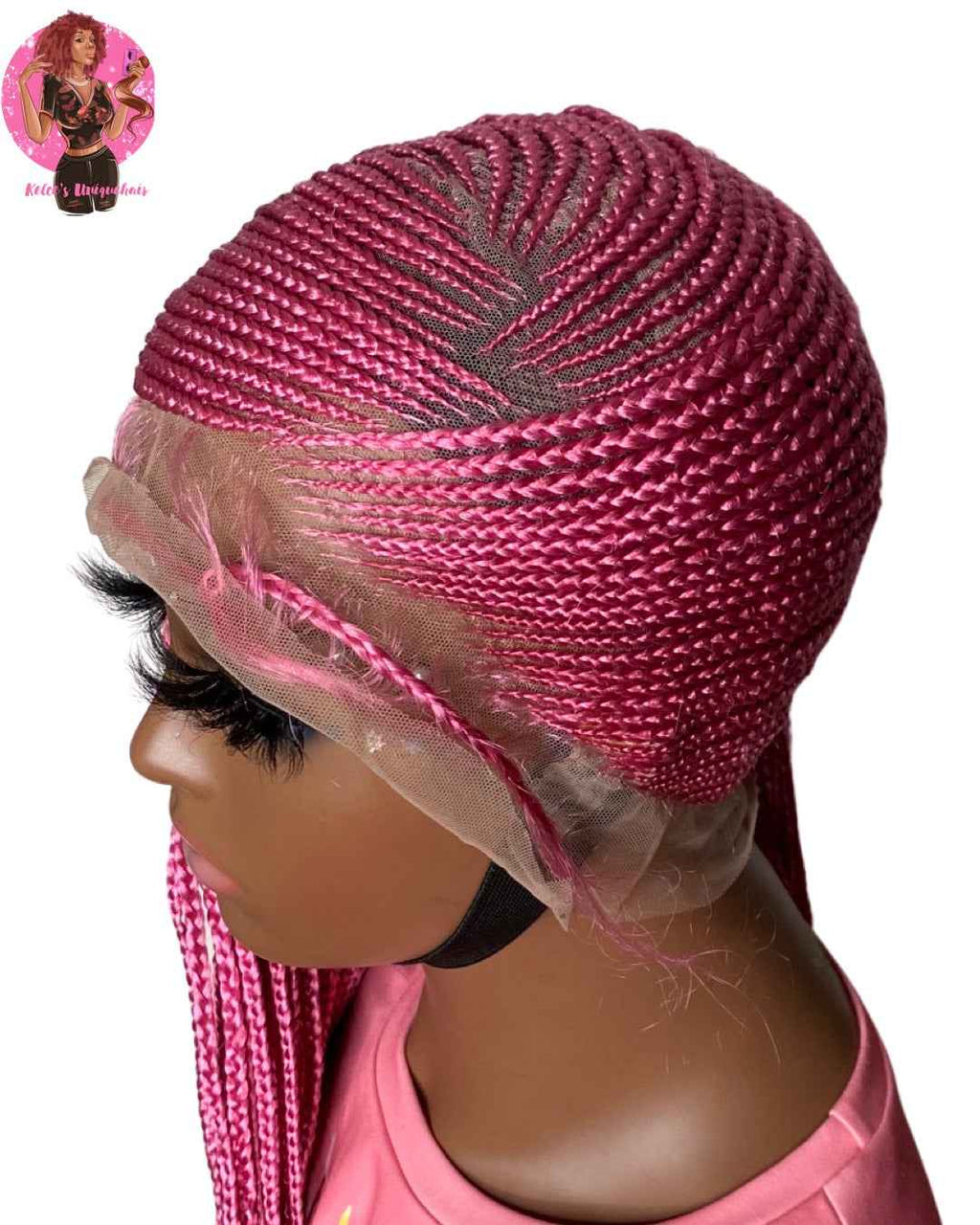 Juicy Pink Braided Wig