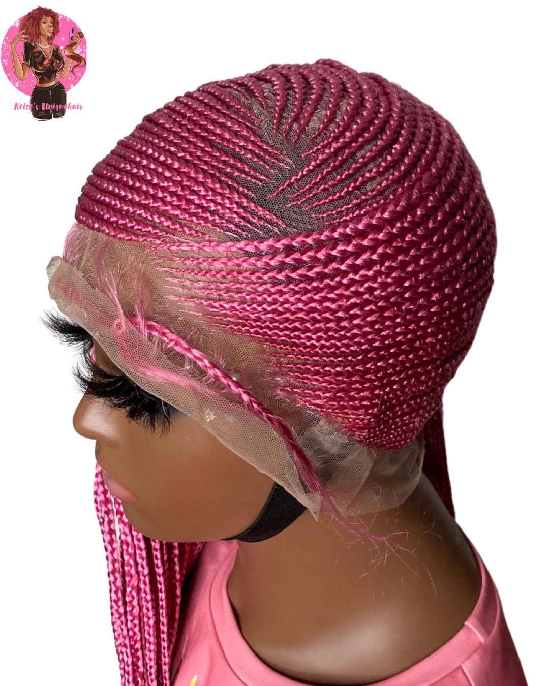 Juicy Pink Braided Wig