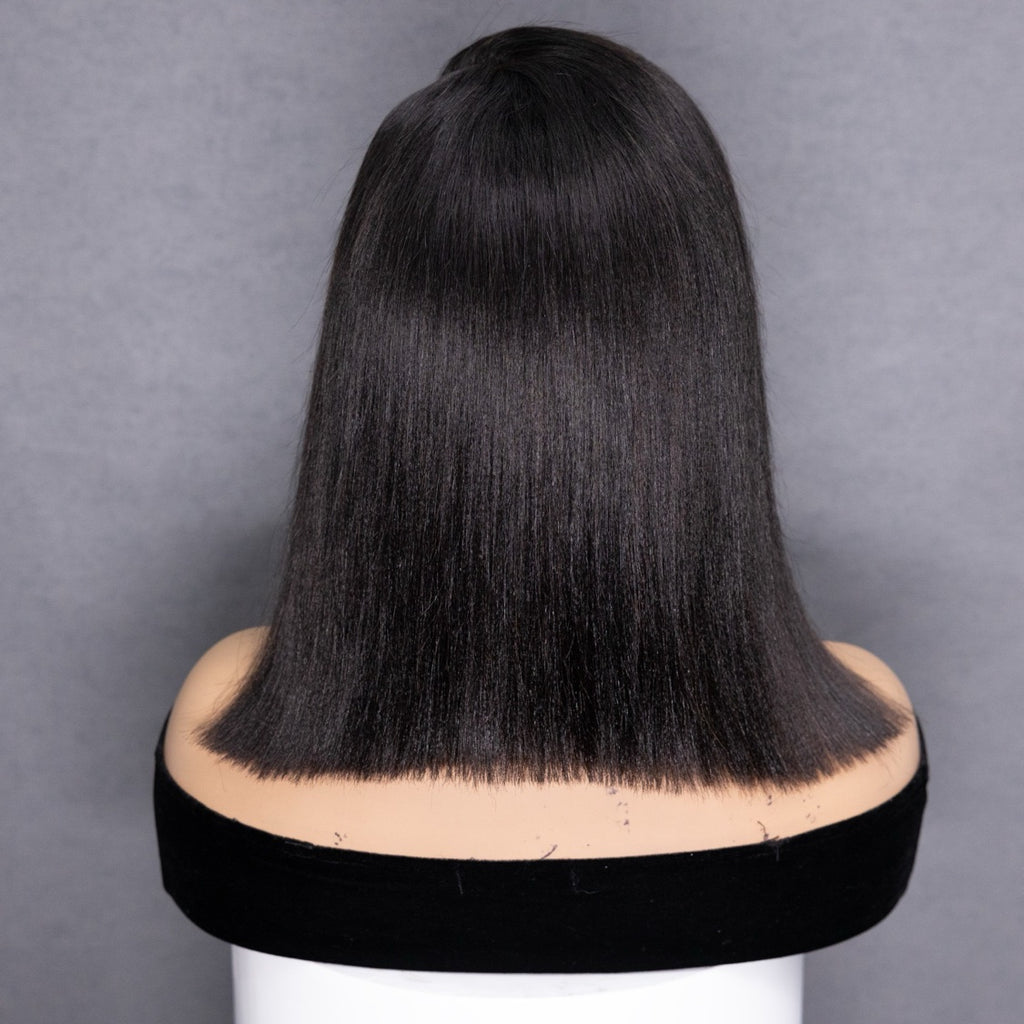 Yaki Straight 9x6 Pre-Cut Transparent Lace Wear Go Glueless Wig
