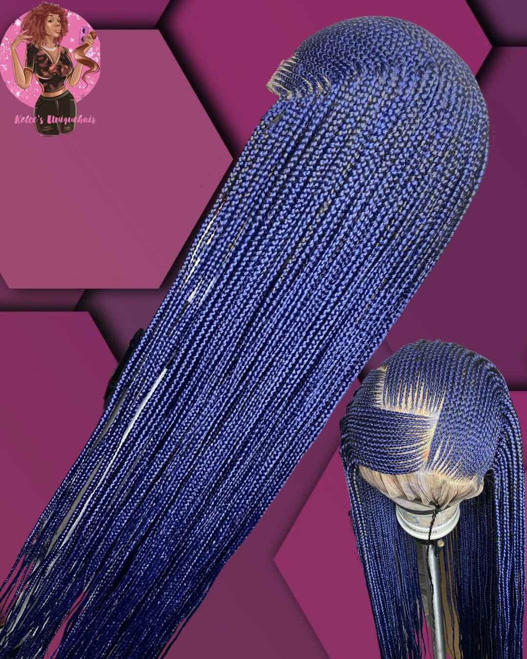 Cornrows Braided Wig